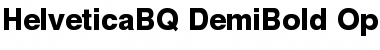 Helvetica BQ Regular Font