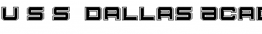 U.S.S. Dallas Academy Regular Font