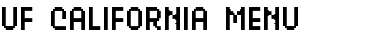 UF California Menu Regular Font