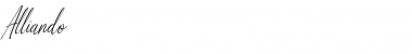 Alliando Regular Font