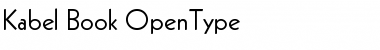 Kabel Book Font
