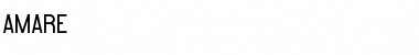 Amare Regular Font