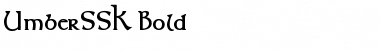 UmberSSK Bold Font