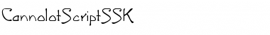 CannolotScriptSSK Regular Font