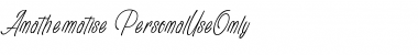 Anathematise_PersonalUseOnly Regular Font