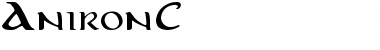 AnironC Regular Font