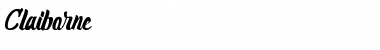 Claiborne Regular Font