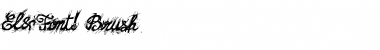 <El&Font! Brush> Regular Font