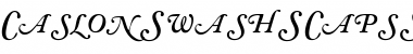 CaslonSwashSCapsSSK SemiBoldItalic Font