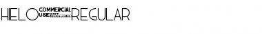 HIELO regular Font