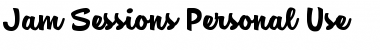 Jam Sessions Personal Use Regular Font