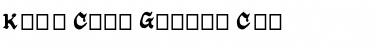 Kansas City Gothic Caps Font