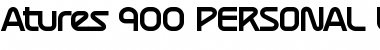 Atures 900 PERSONAL USE ONLY Regular Font