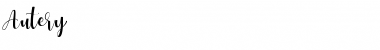 Autery Regular Font