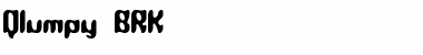 Qlumpy BRK Regular Font