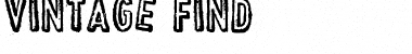 VINTAGE FIND Regular Font