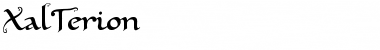 XalTerion Regular Font