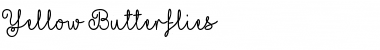 Yellow Butterflies Regular Font