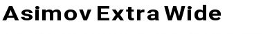 Asimov XWid Font