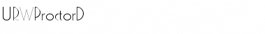 URWProctorD Regular Font