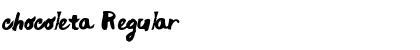 chocoleta Regular Font