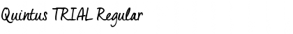 Quintus_TRIAL Regular Font