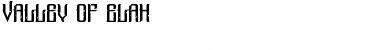 Valley Of Elah Regular Font