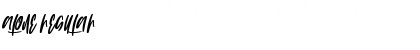 ALONE Regular Font