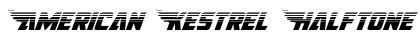 American Kestrel Halftone Regular Font