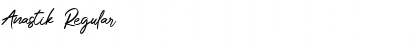 Anastik Regular Font