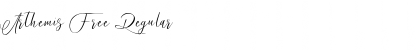 Arthemis Free Regular Font