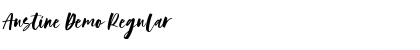 Austine Demo Regular Font