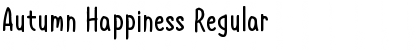 Autumn Happiness Regular Font