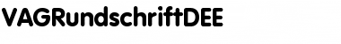 VAGRundschriftDEE Regular Font