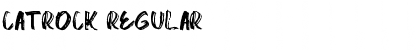 catrock Regular Font
