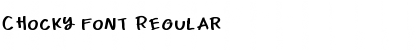 Chocky Font Regular Font