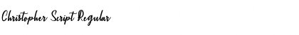 Christopher Script Regular Font