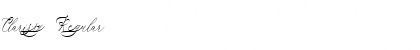 Claristy Regular Font