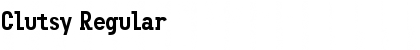 Clutsy Regular Font