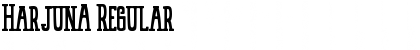 HarjunA Regular Font