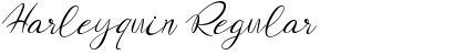 Harleyquin Regular Font
