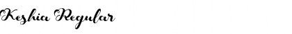 Keshia Regular Font