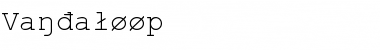 Vandaloop Regular Font