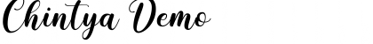Chintya Demo Font