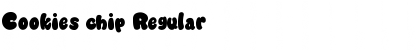 Cookies chip Regular Font