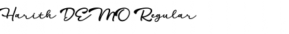 Harith DEMO Regular Font