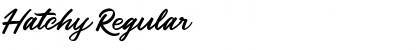 Hatchy Regular Font