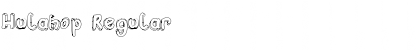 Hulahop Regular Font