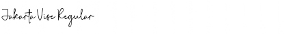 Jakarta Vise Regular Font