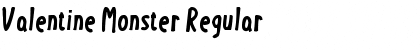 Valentine Monster Regular Font